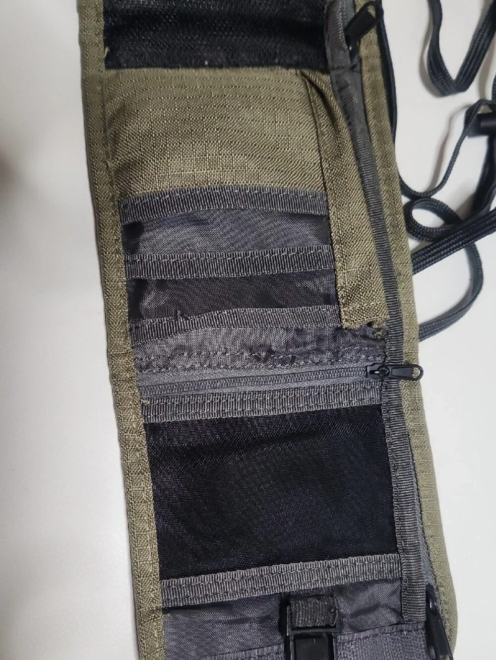 Olive Green Natural Habitat Adventures Neck Wallet